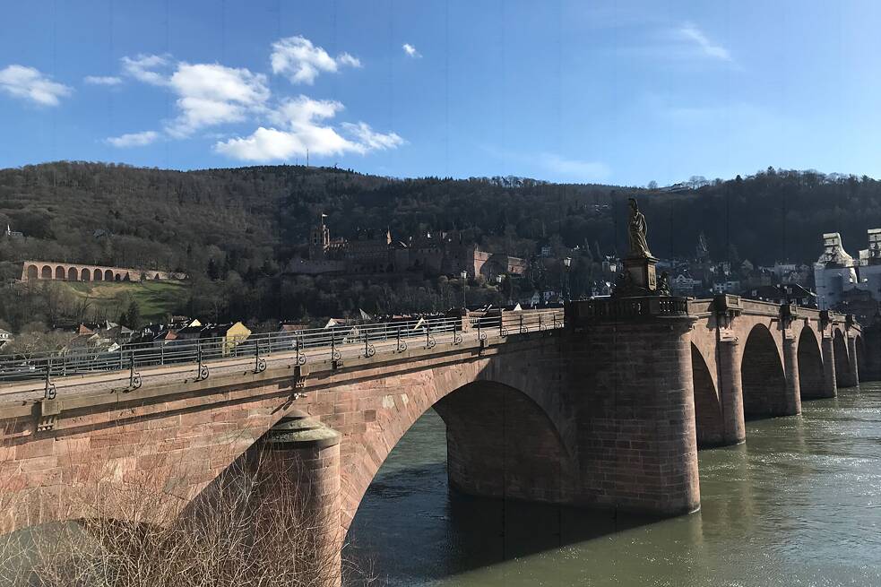 Heidelberg, Brücke über den Neckar