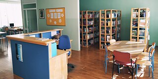 Bibliothek in der Osnovna škola Antuna i Ivana Kukuljevića