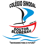 Das Schullogo des Colégio Sinodal Doutor Blumenau.