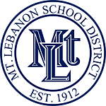 Blau-weißes Logo mit den drei Buchstaben der Initialen in der Mitte