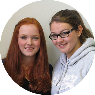 Sarah und Sabine © PASCH-net, Foto: Nadja Encke Sarah und Sabine