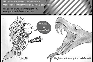 Zeichnung vom Bildergeschichten-Wettbewerb Platz 2 Mexiko