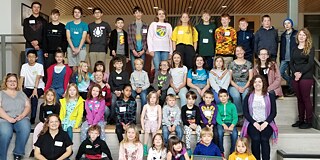 Schüler*innen und Lehrkräfte der Manitobans for German Language Education (MGLE)