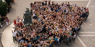 Gruppenbild draußen