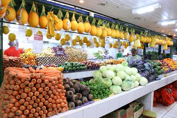 Obst und Gemüse auf dem Markt