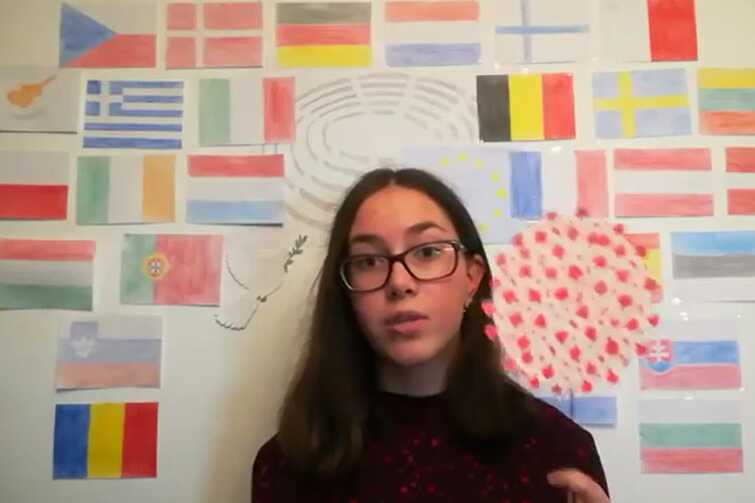 Instagram-Video von Carolina von Bianca Pătrăucean vom Colegiul Național Eudoxiu Hurmuzachi in Rădăuți, Rumänien