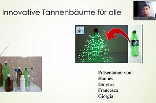 Präsentation eines Teilnehmers